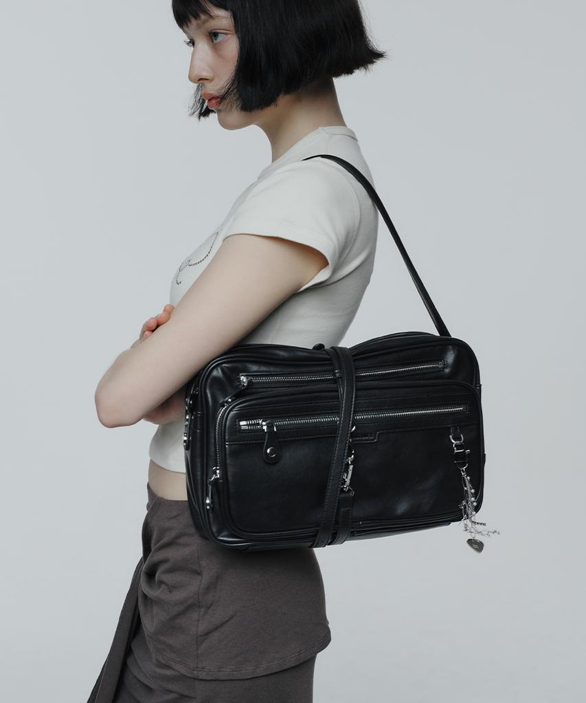 Romantinuer Layer Multi-Pocket Bag (Black)