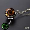 Pendant Luminous Zodiac Signs-star Ball, Stylish Men's Necklace
