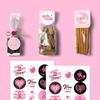 Pink Ribbon Awareness Sticker Decorative Sticker Breasts Cancer Awareness Labels for Event Gift Letter Package Sealing