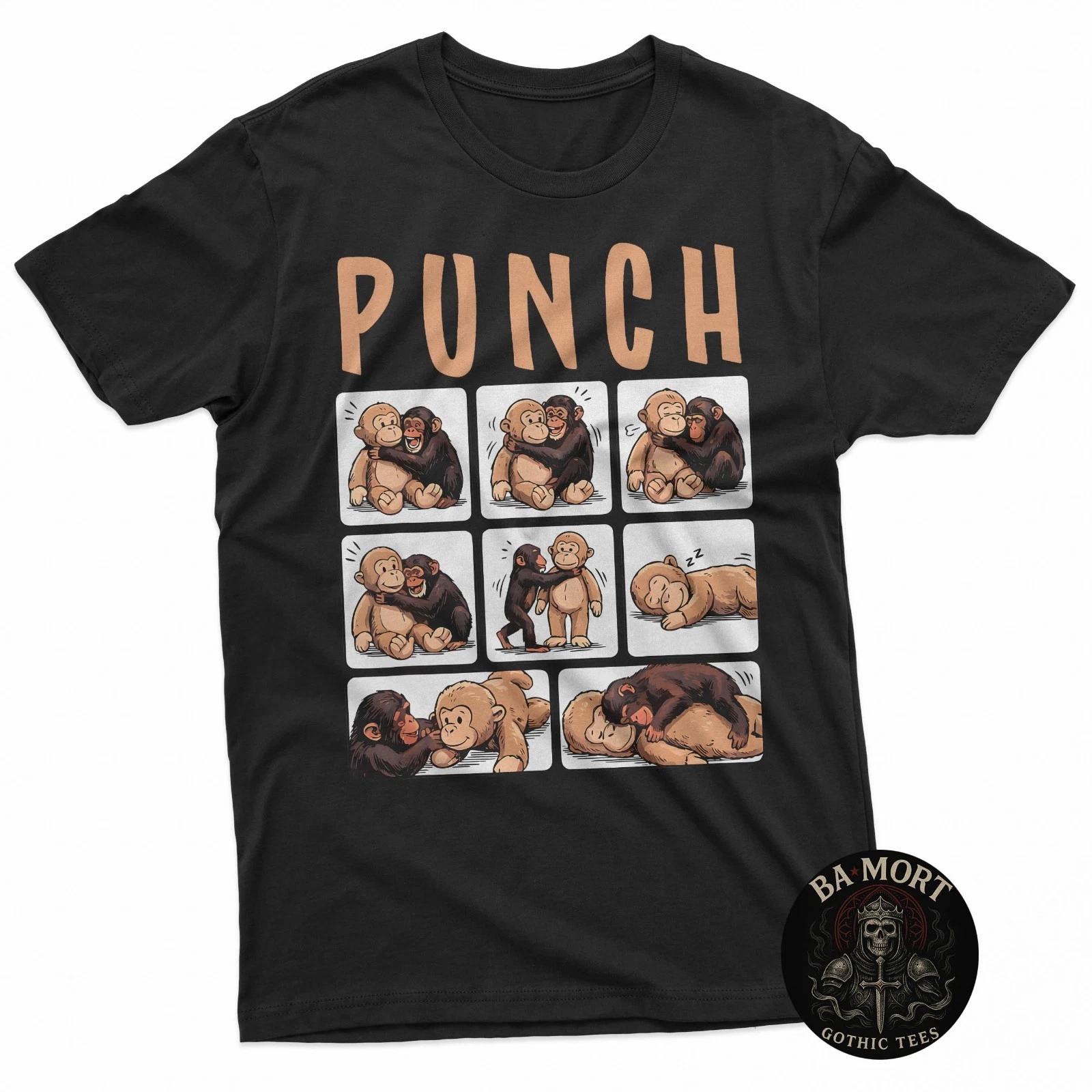 Cute Monkey Punch T-Shirt M