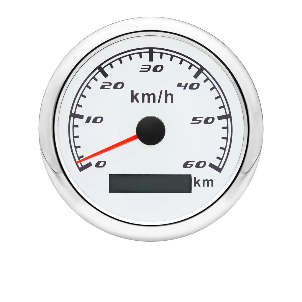7Color LED Car GPS Speedometer 85MM Waterproof IP67 Speed Meter 60km/h with Antennafor Marine Boat Car ATV Motorcycle