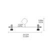 2pcs Household Pants Rack Plastic Seamless Pants Rack Household Clothes Drying Rack Bra Underwear Clip