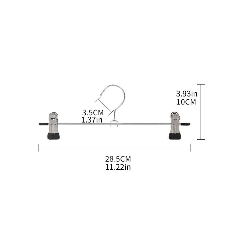 2pcs Household Pants Rack Plastic Seamless Pants Rack Household Clothes Drying Rack Bra Underwear Clip