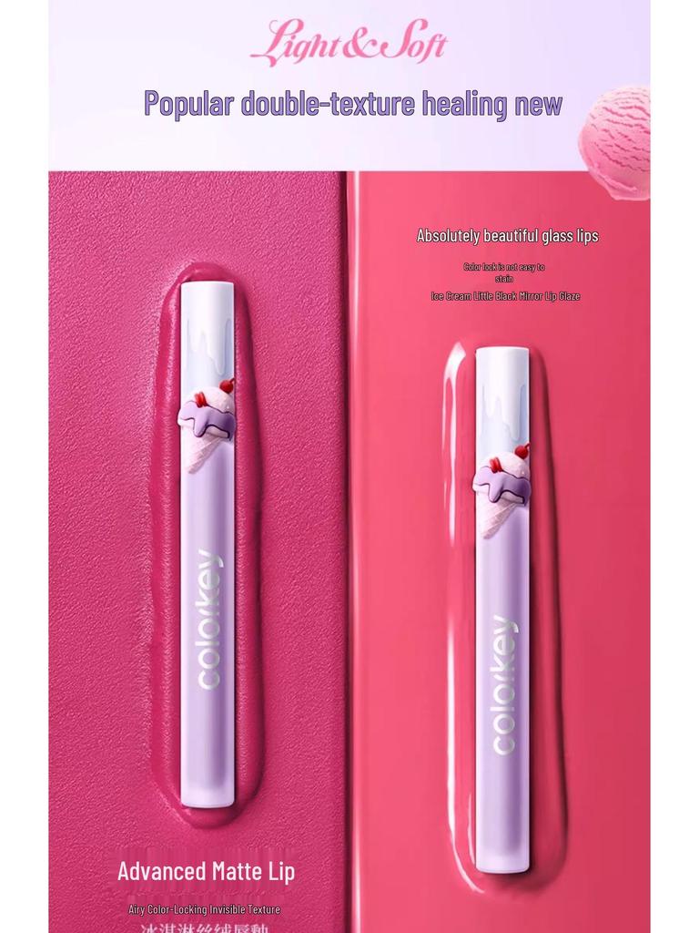 Capybara Colorkey Velvet Matte Lip Glaze for Women