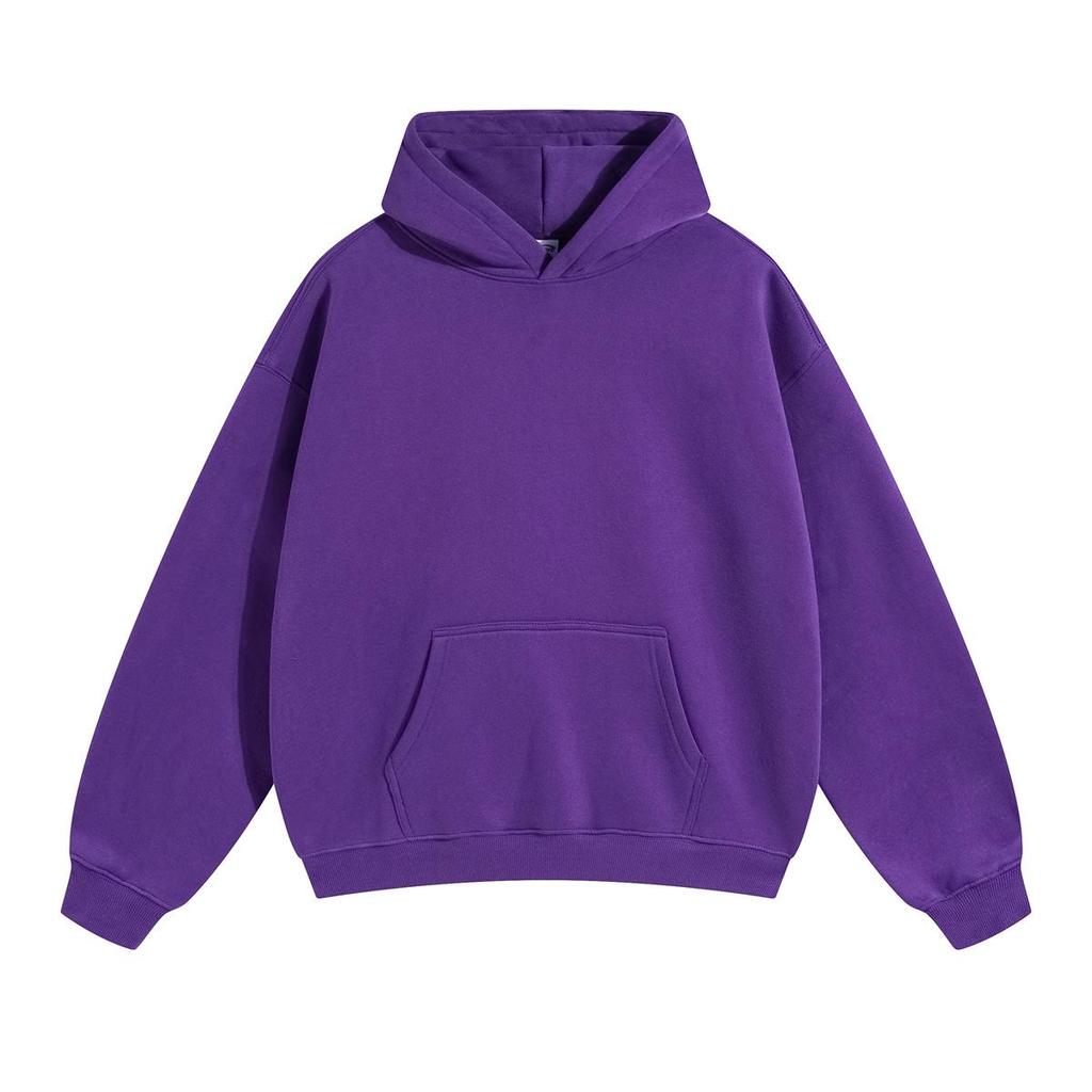European & American Trendy Oversized Fleece-Lined Hooded Sweatshirt - Autumn/Winter Collection