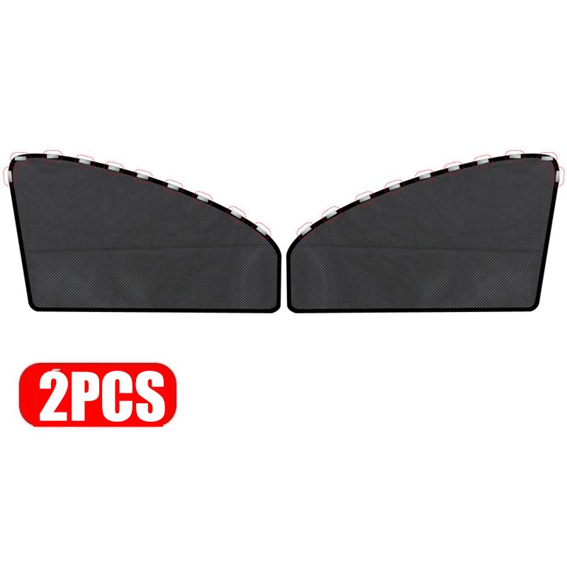 1-1pc Magnetic Car Window Sunshade Summer UV Protection Universal Foldable Window Sunshades Mesh Vehicle Sunblock Cover Auto Acc