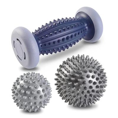 Foot Massage Roller Hedgehog Ball for Heel Spur Plantar Fasciitis Relieve Sore Muscles Neck Shoulder Arm Body Trigger Point Pain Relief