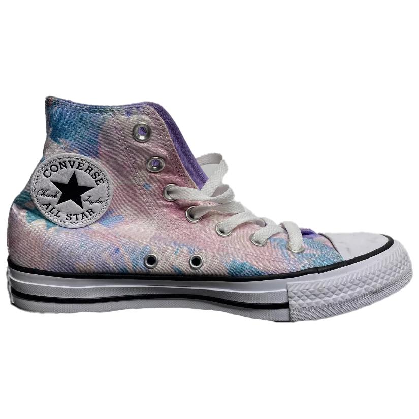 Converse Chuck Taylor All Star High Washed Lilac Unisex Sneakers Multi-Color 163405C