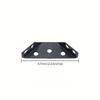 10pcs Stainless Steel Easy Installation Right Corner Bracket Shelves Right Angle-Stand Supporting Corner Connector Corner Code