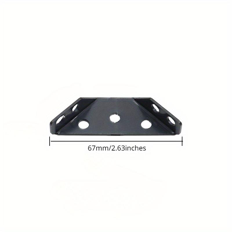 10pcs Stainless Steel Easy Installation Right Corner Bracket Shelves Right Angle-Stand Supporting Corner Connector Corner Code