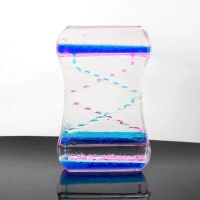 Hourglass Timer Mixed Color Two-color Oil Drop Ladder Liquid Water Oil Drop Creative Decoration Birthday Gift Timer Home Decor