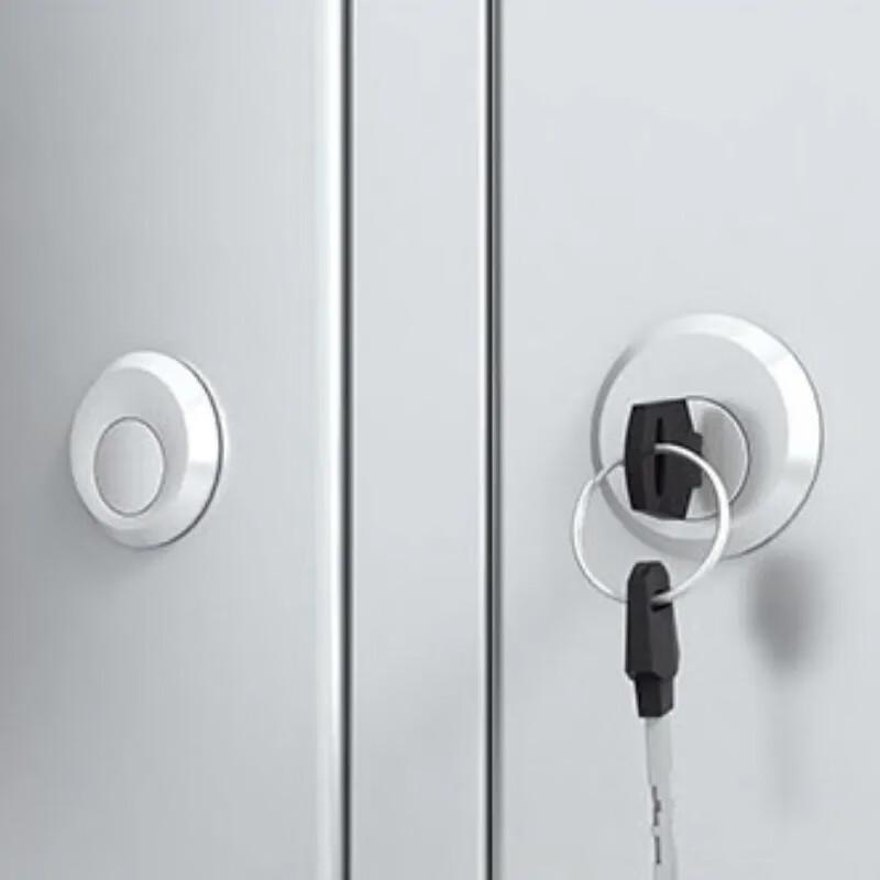 Minimalist Metal Office File Cabinet with Lock