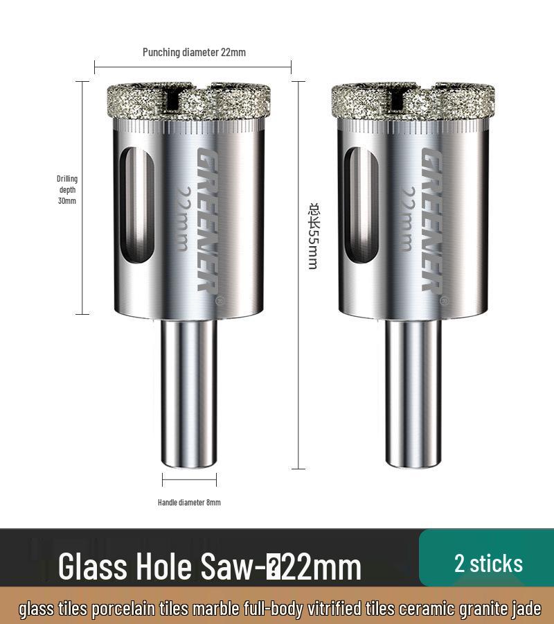 Green Forest Diamond Drill Bit for Tiles, Glass & Marble