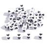 Perline con Lettere Perline Acriliche Cubiche Perline Alfabeto Bianche 6mm per Gioielli 100Pz