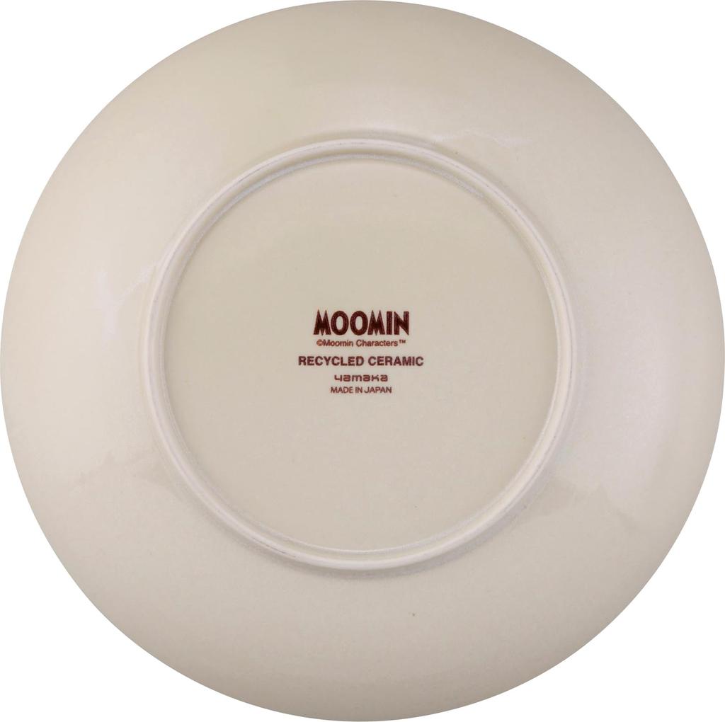 MOOMIN PeriA Approximately 21cm Diameter x 4cm Microwave and Dishwasher Made in Pasta/Curry Plate, Depth, Safe, Green, Japan, MM7703-355