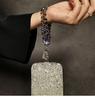 FOR High-end Phone Chain Crystal Water Drop Hanging Chain Hand-beaded Lanyard Short Wrist Chain High-End Women's Style