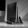 Laptop Stand Vertical Save Desktop Space Easy To Place Computer Accessories Scalable Width Office Desk Storage Office ABS