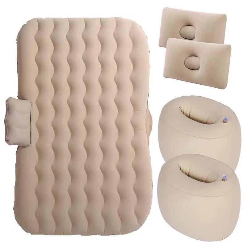 Inflatable Car Back Seat Mattress - Folding Travel Bed for Sedan