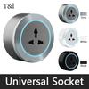 Power Rail Socket, Intelligent Household Kitchen Appliance Socket, New US UK EU FR Standard Wall Power Plug Adapter with USB
