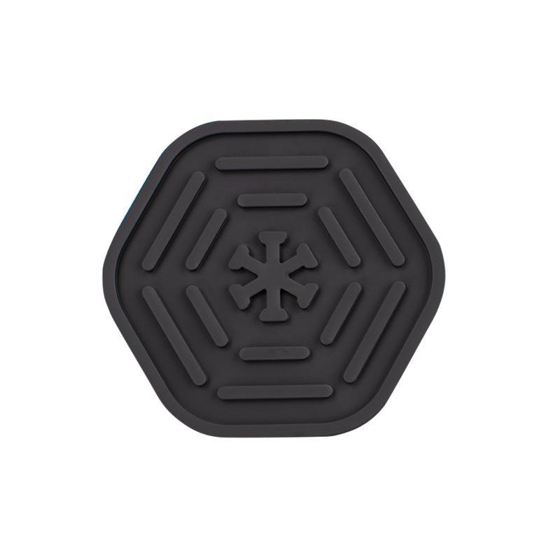 Silicone Coaster Water-Draining Coasters Anti-Slip Heat-Insulating Coaster Heat-Resistant Coffee Beverage Coaster