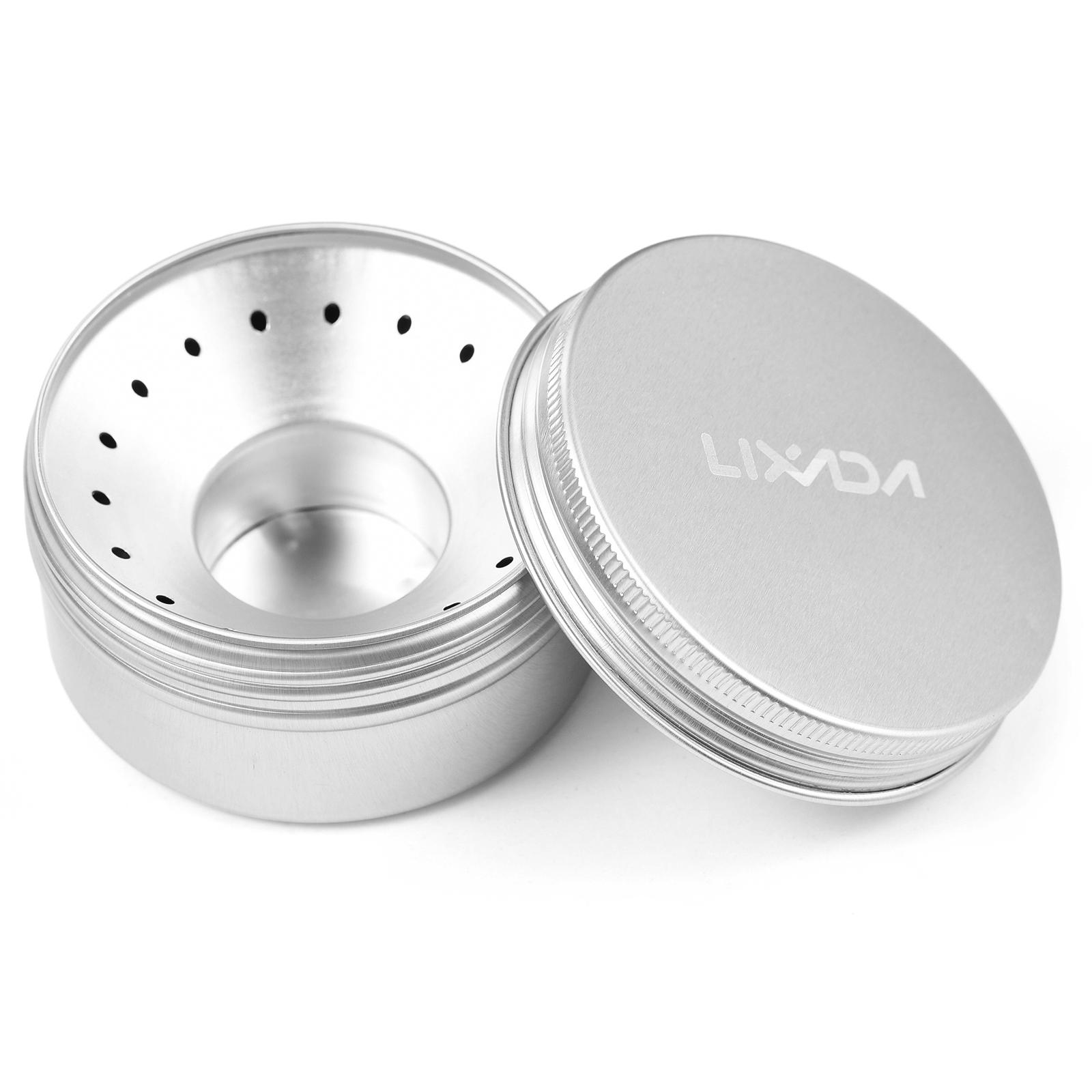 Мини-плитка для походов 80 мл алюминиевая спиртовая горелка с небольшим ветрозащитным — фото 7