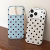 Creative Fashion Polka Dots Phone Case for iPhone 17 16 15 14 13 12 11 Pro Max X XS XR XSMax 7 8 Plus Air Glossy Film Hard PC