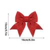 Bows For Christmas Tree 2 Piece Sparkly Tie Holiday Ribbon Bow Tree Topper For Home Outdoor Farmhouse Wall Indoor Crafts