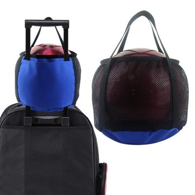 Bowling Mesh Bag Single Ball Tote Bag with Handle Bowling Ball Holder Sports Equipment Storage Net Bag for Gym Outdoor