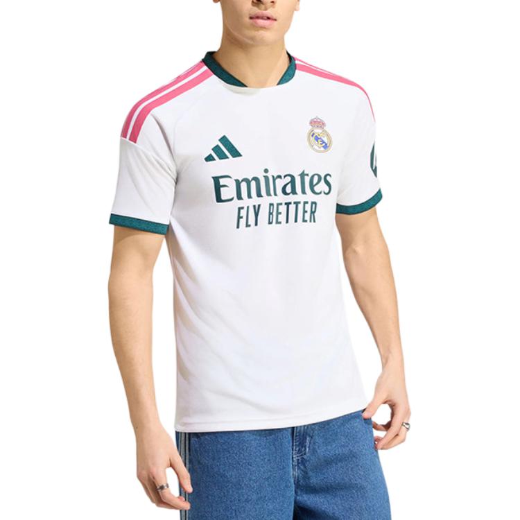 adidas Real Madrid 26/27 Season Home Fan Version Sports Pullover Short Sleeve Football Shirt Men Tops JZ7206