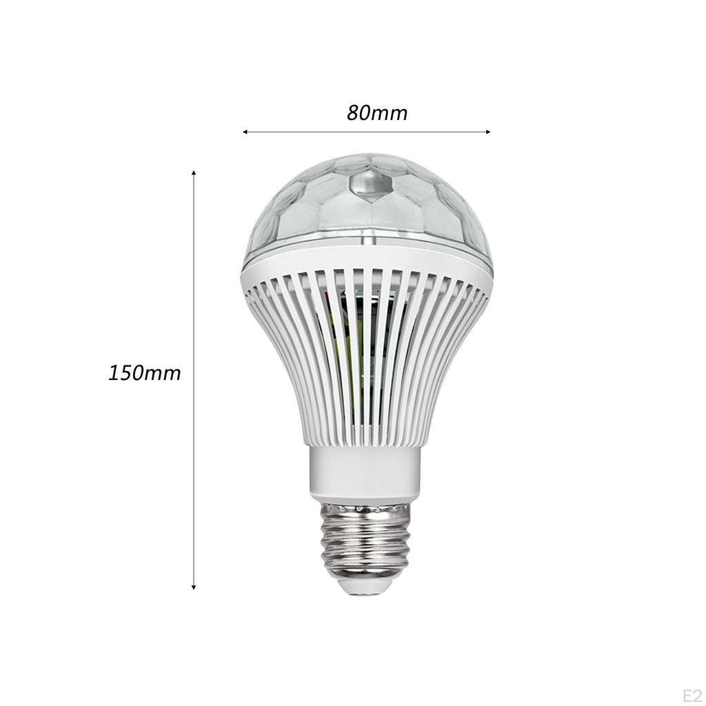 Ambience Bulb RGB Rotating Stage Light Multipurpose Lamp for Holiday Bar Party