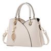 ORIJIRI Large Cute PU Leather Women's Handbag/Shoulder Bag, Popular, Capacity, 2-Way, (White)