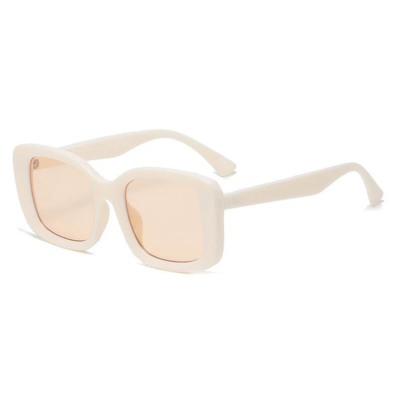 

Fashion Square Oversized Women Sunglasses Brand Design Gradient Brown Green Lens Eyewear Shade Retro Men Sun Glasses Uv400 as picture