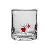 Weihnachtsikone Glas Feiertagsmotiv Stiellose Trinkgläser Texturdesign Glaswaren Weihnachten Erntedankfest Party