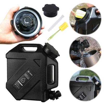 12L/10L Tragbarer Camping-Wasserkanister mit Hahn Wassertank für Auto Trinkbehälter Camping Große Kapazität Wasserspeicher Eimer