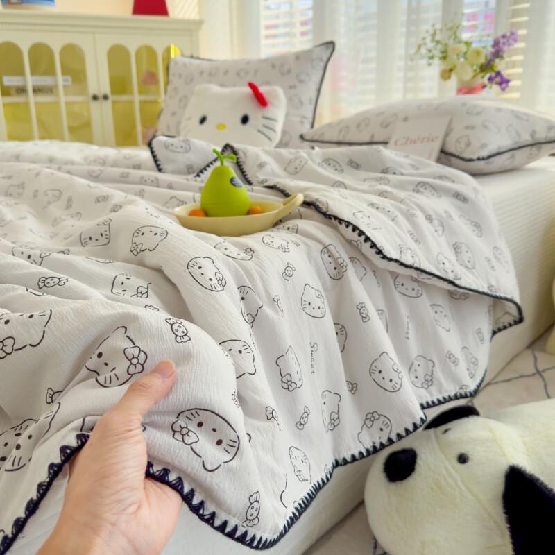 Xiyu Loulan Sommer Eiscreme Antibakterielle Dünne Steppdecke