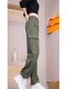 Pantaloni da Lavoro a Vita Alta Gamba Larga da Donna - Stile Americano, Primavera/Estate 2026, Alla Moda, Morbidi, Modellanti, Casual.