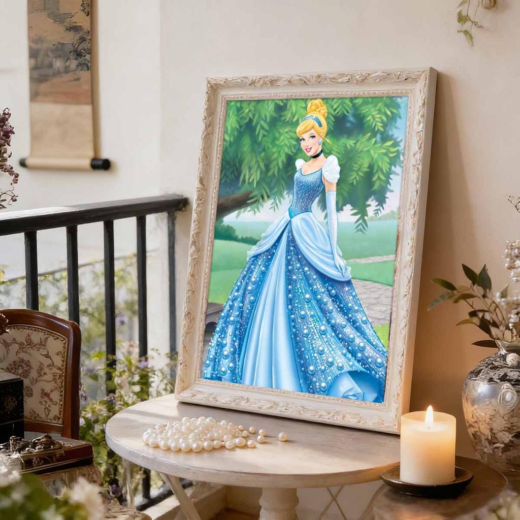 Disney Cinderella Pearl Jigsaw Puzzle This Is A Handmade Decorative Gift That Can Be Used As A Home Decoration Item