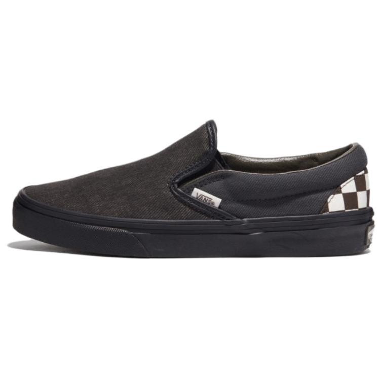 Vans Vainl Archive X  Slip-On Round Toe Easy Wear Durable Low-Top Skate Shoes Unisex Sneakers Black VN000BVZRUX1