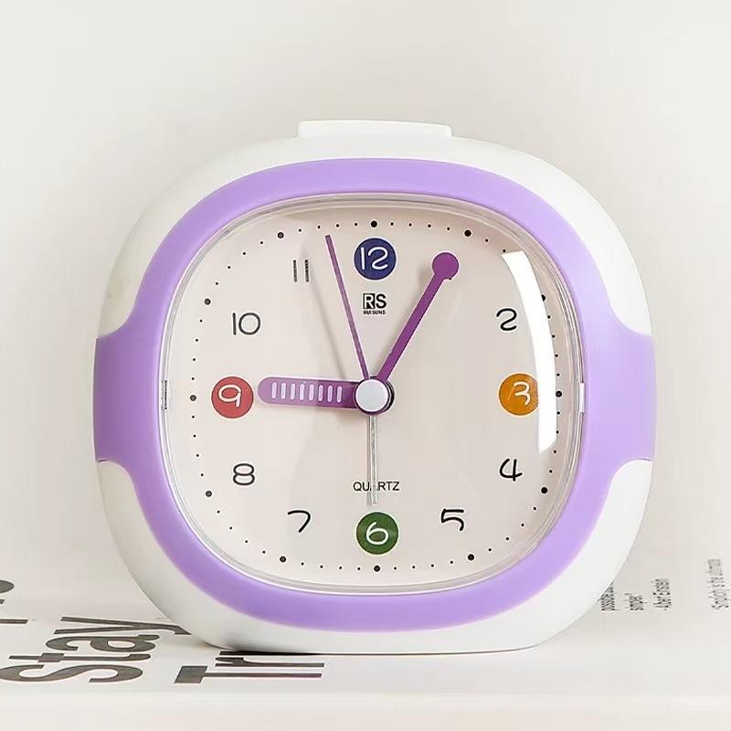 Silent Alarm Clock New Product Fashionable Student Bedside Small Alarm Clock Bedroom Luminous Clock Desktop Clock