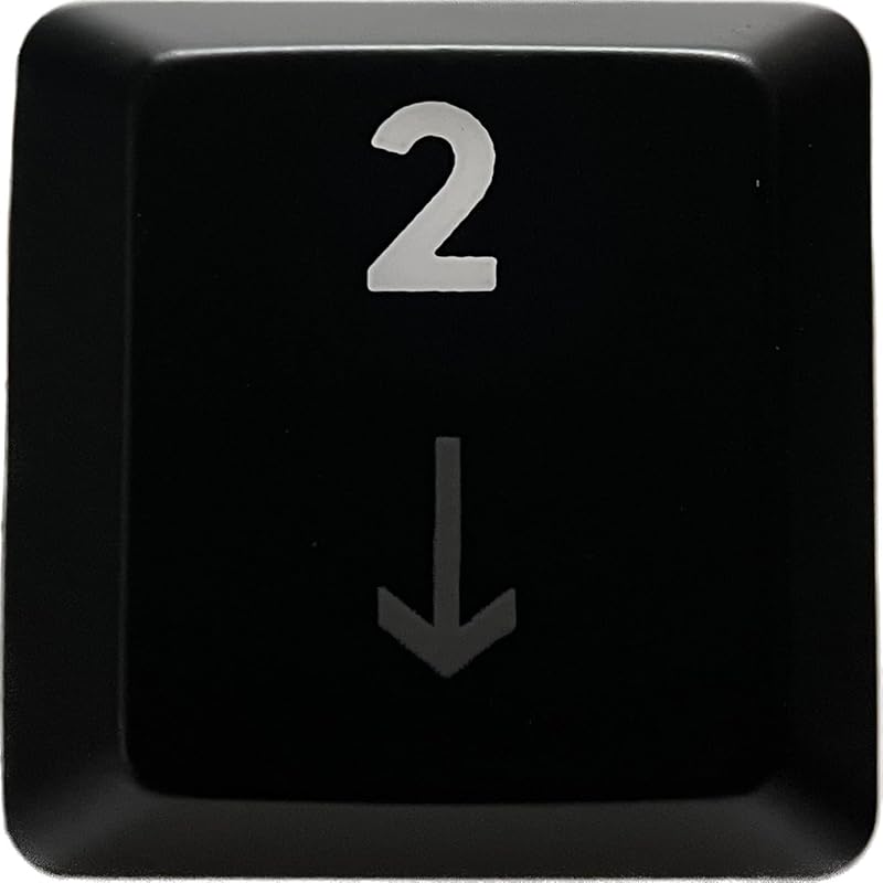

logitech G913/G913TKL/G915 replacement keycaps [Sold as 1 piece] (Light-emitting compatible) [BERGBUCH] (2 (numeric keypad), Black)