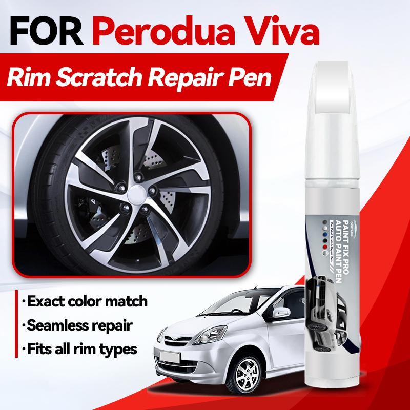 Fahrzeug zur exklusiven Nutzung Für 1990-2026 Perodua Viva Lackreparaturstift Ausbesserungsstift Kratzerentferner DIY Autozubehör Schwarz Weiß