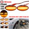 2pcs Dynamic LED Side Marker Turn Signal Lights Indicator Amber Repeater Car Lights For Suzuki Swift Jimmy Vitara SX4Turn Signal 2