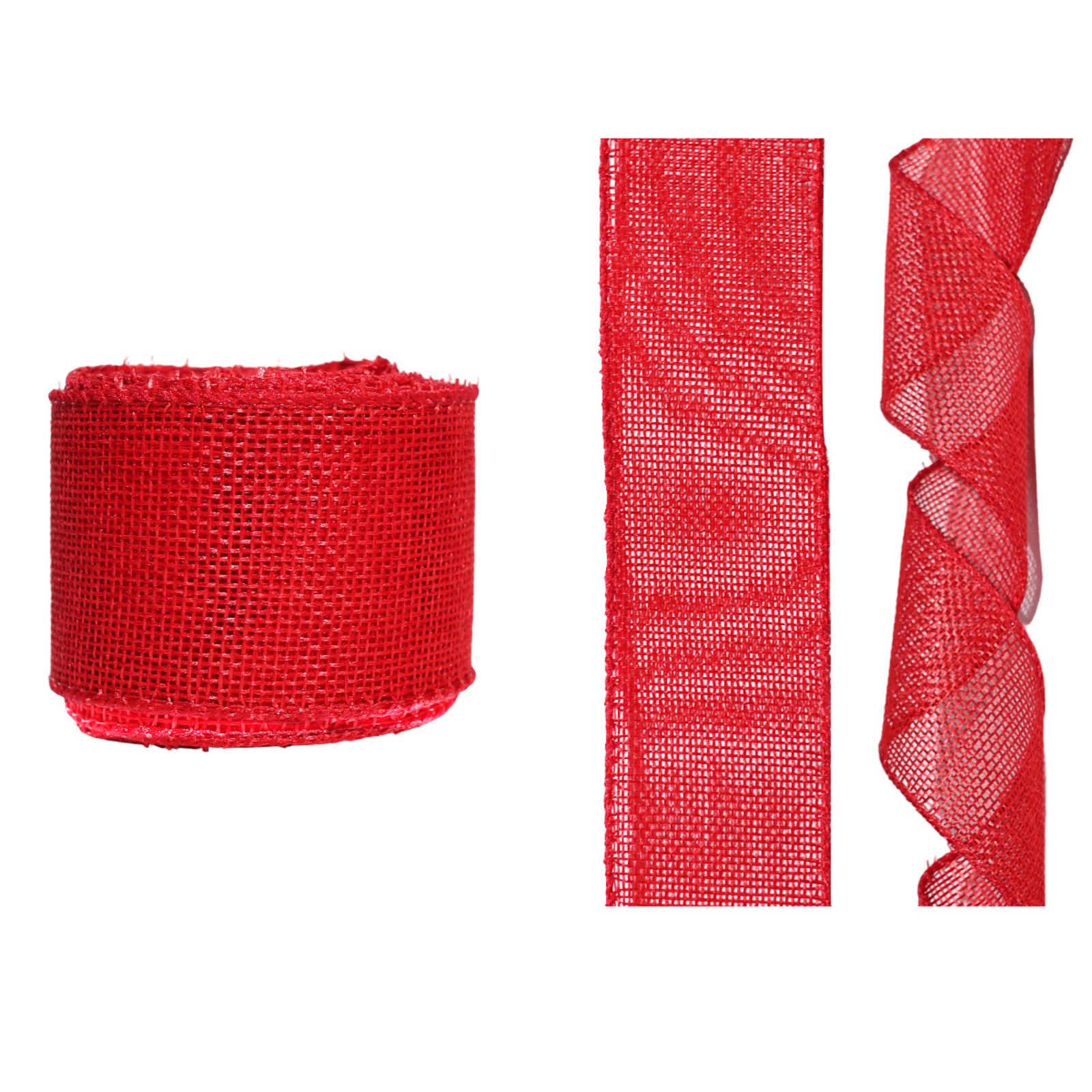 

Decorative Ribbon Gift Box Packaging Ribbon Holiday Party Decoration One Size червоний