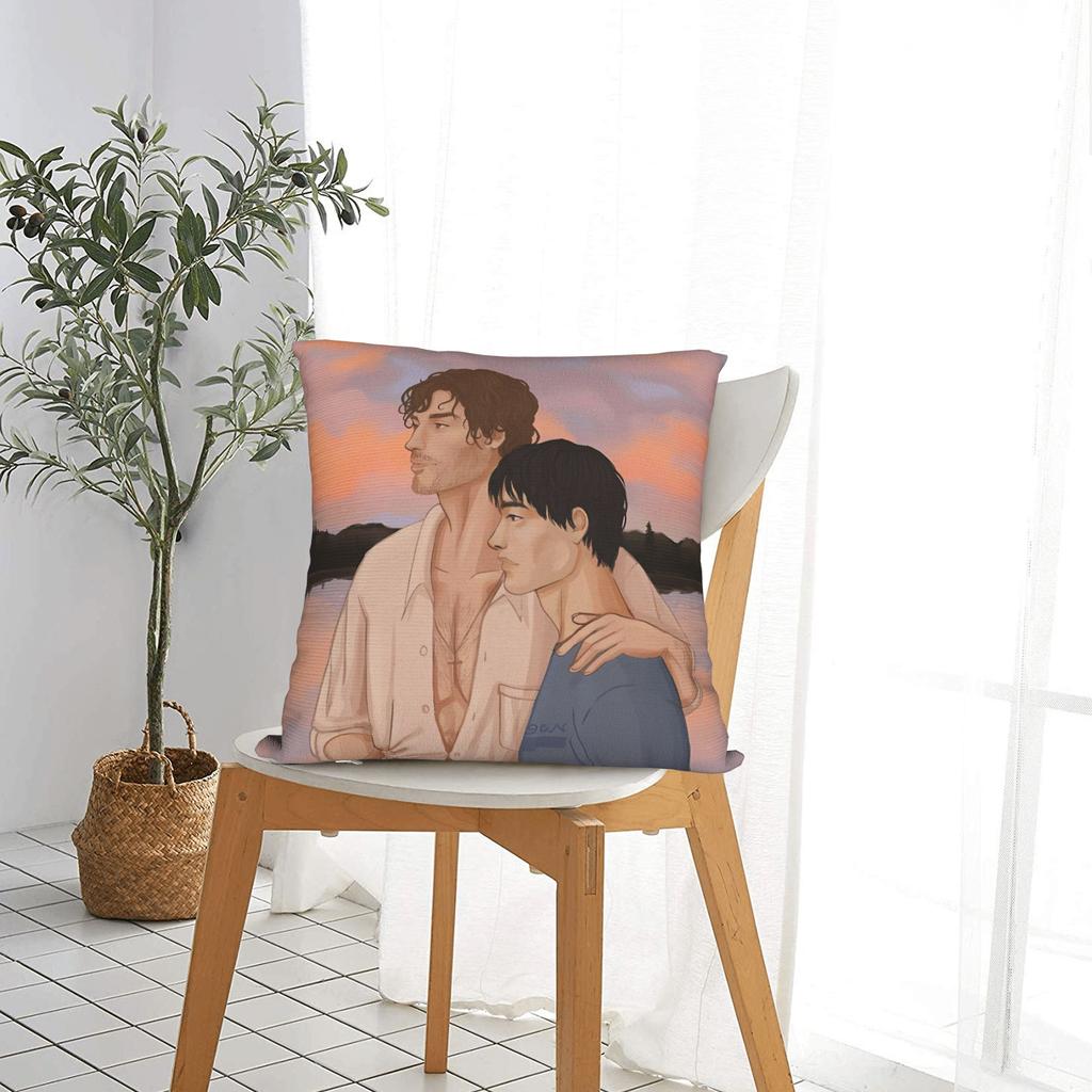 Pillow Cover Heated Rivalry Ilya and Shane Vintage Pillow Case For Couch Sofa Bedroom Pillowcases
