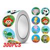 100-500pcs Reward Label Cartoon Animal Sticker Thank You Cute Game Sticker DIY Gift Sealing Label Decoration Supple
