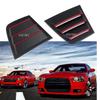 For Dodge Charger 2011-2021 Car Rear Louver Window Side Shutter Cover Blind Trim Sticker Vent Scoop ABS Carbon Fiber Accessories