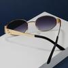 Retro Oval Street Style Sunglasses: Unisex Fashion Eyewear