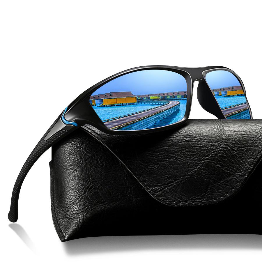 2PCS Fashion Vintage Eyewear Driving Fishing Cycling Sports Sunglasses Men Women Running Mountaineering Sport Sun Glasses 7