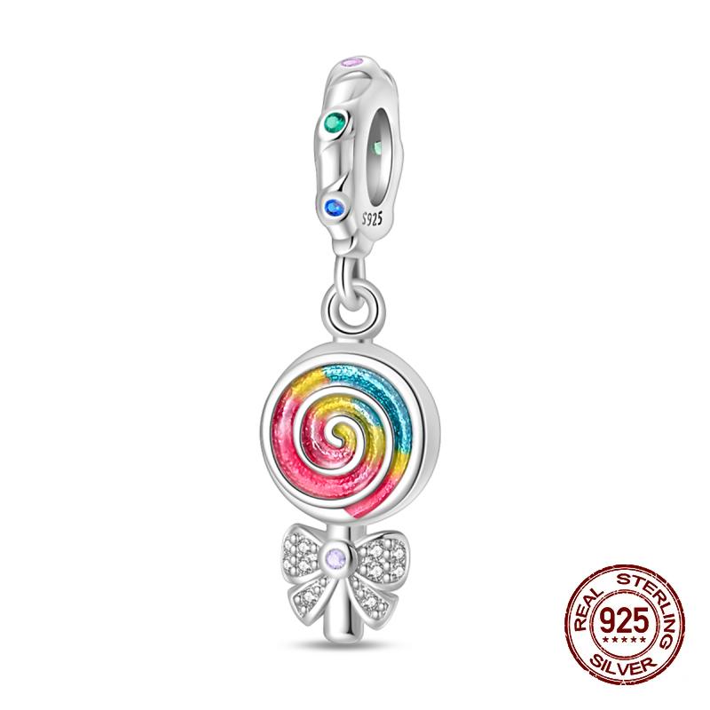 100% Copper Fashion Princess Pink Bow Charms Beads Fit 3Mmoriginal Bracelets Diy Jewelry Anniversary Gifts