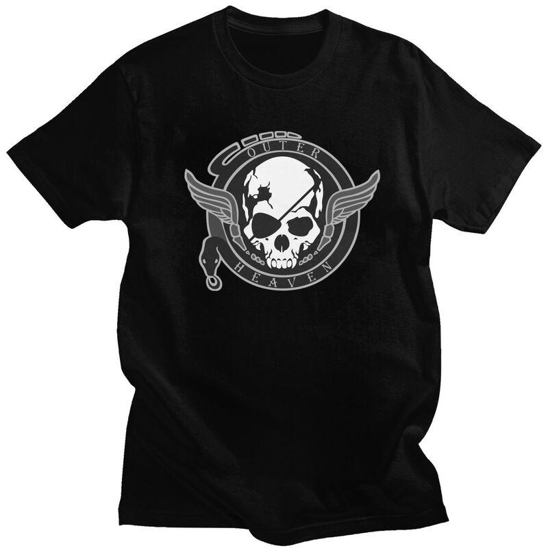

Custom Outer Heaven Logo T Shirt Men 100% Cotton T-shirt Leisure Metal Gear Solid Video Game Tee Tops Fashion Tshirt - Men s ... S разноцветный